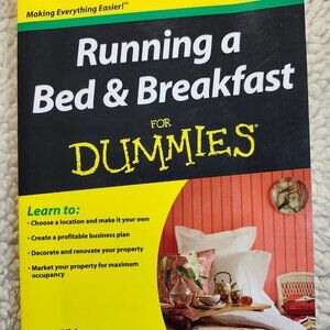 Running a Bed & Breakfast For Dummies Mary White Paperback Wiley Used Guide